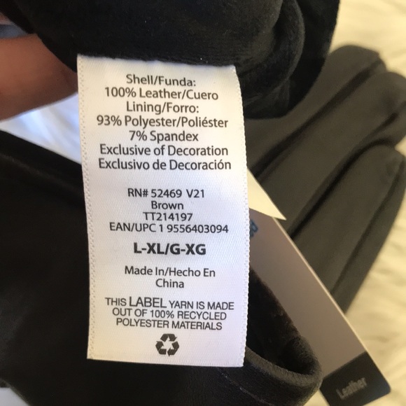 New Leather & Suede Gloves - Picture 4 of 6